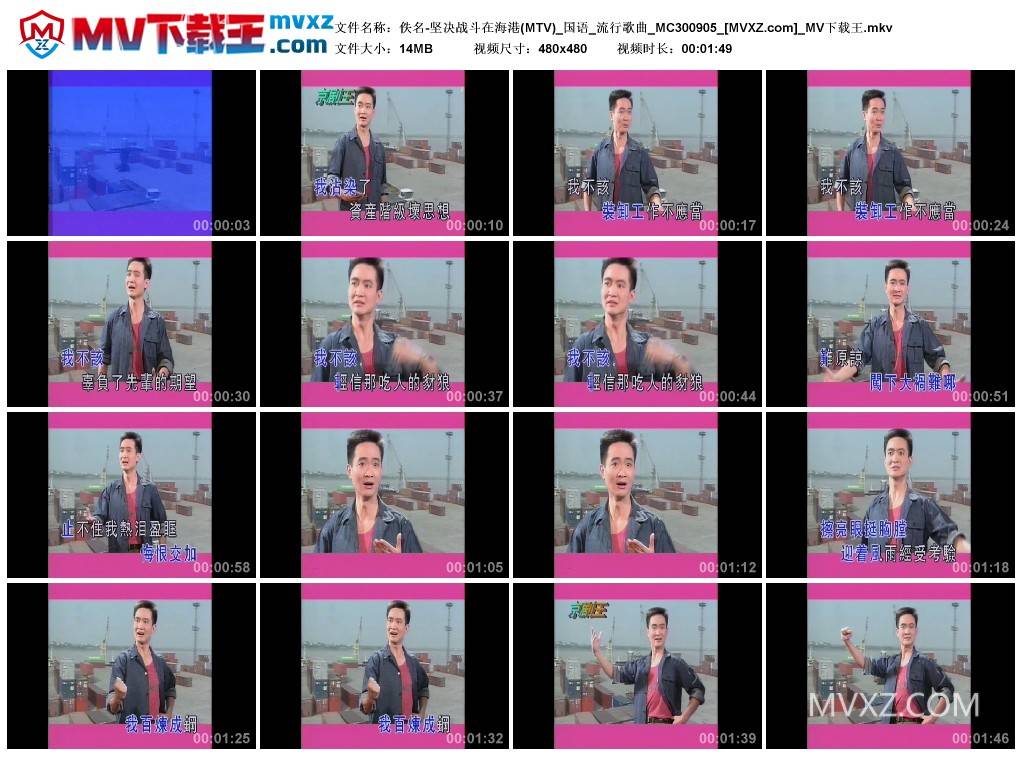 佚名-坚决战斗在海港(MTV)_国语_流行歌曲_MC300905